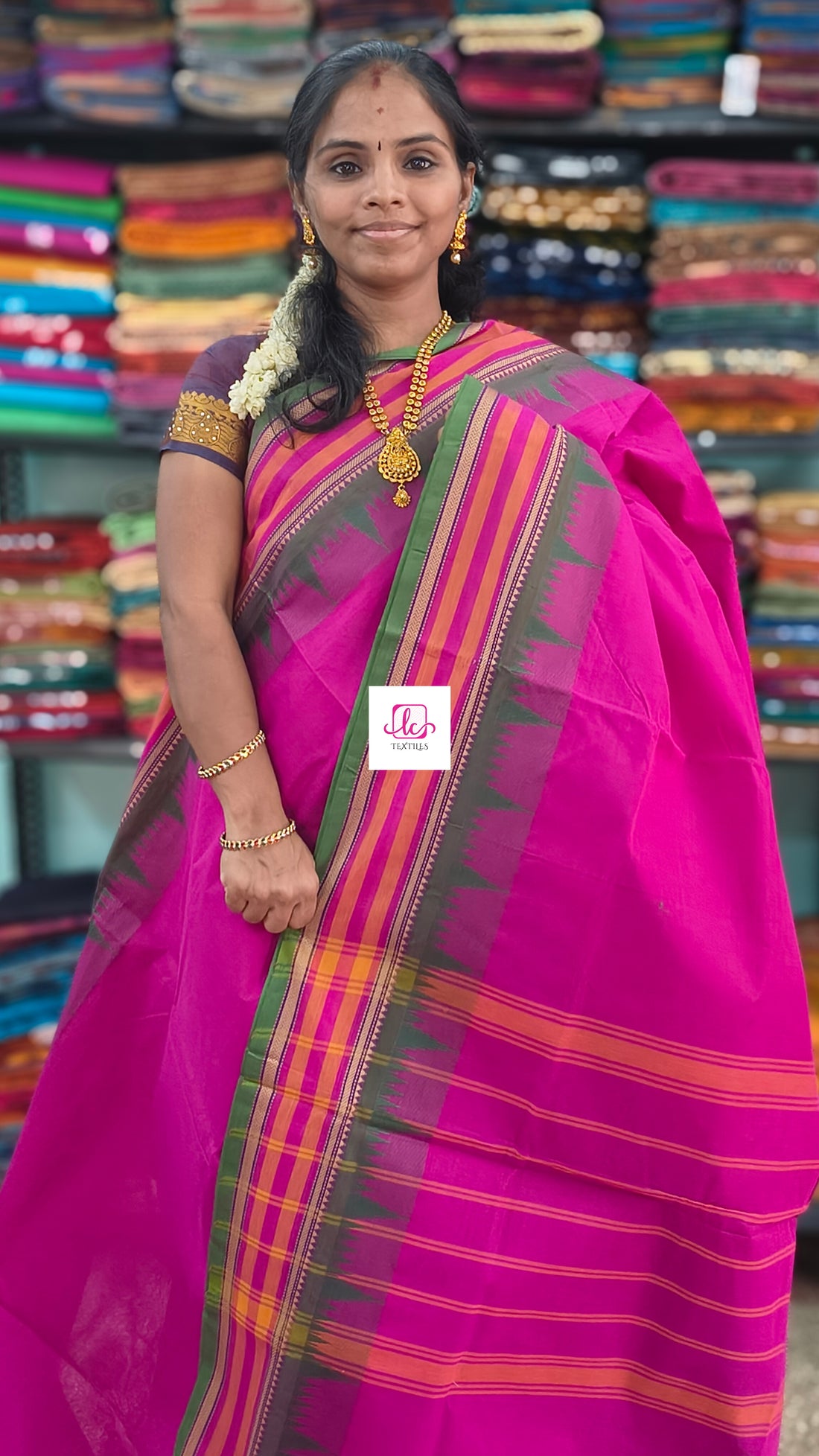 Chettinad Cotton - Office Wear -Pink- CCOW75