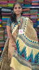 Madurai Sungudi Cotton -Butter cream- MS82
