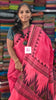 Madurai Sungudi Cotton -Peach-MS85