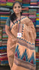 Madurai Sungudi Cotton -Pastal orange-MS86