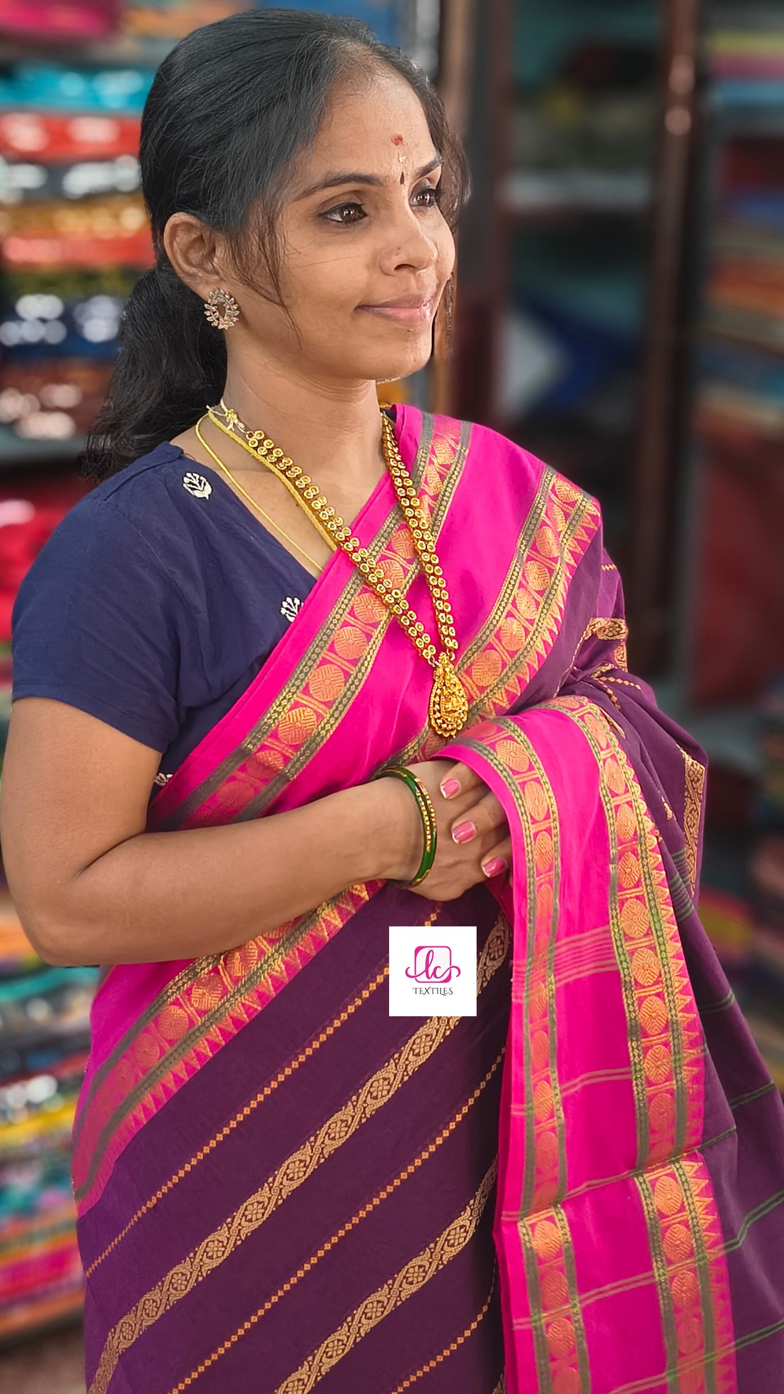 Kanchi Cotton - Festival Fusion -Purple - KCVD242
