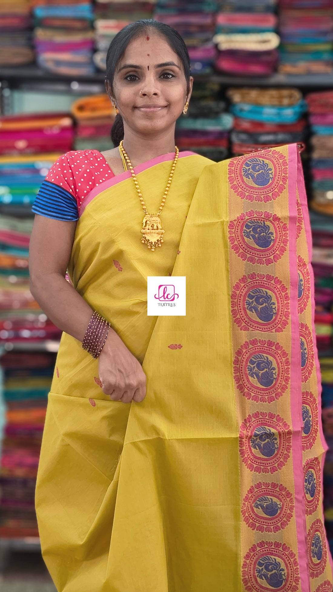 Chettinad Cotton -  Office Wear -Mustard gold- CCOW87