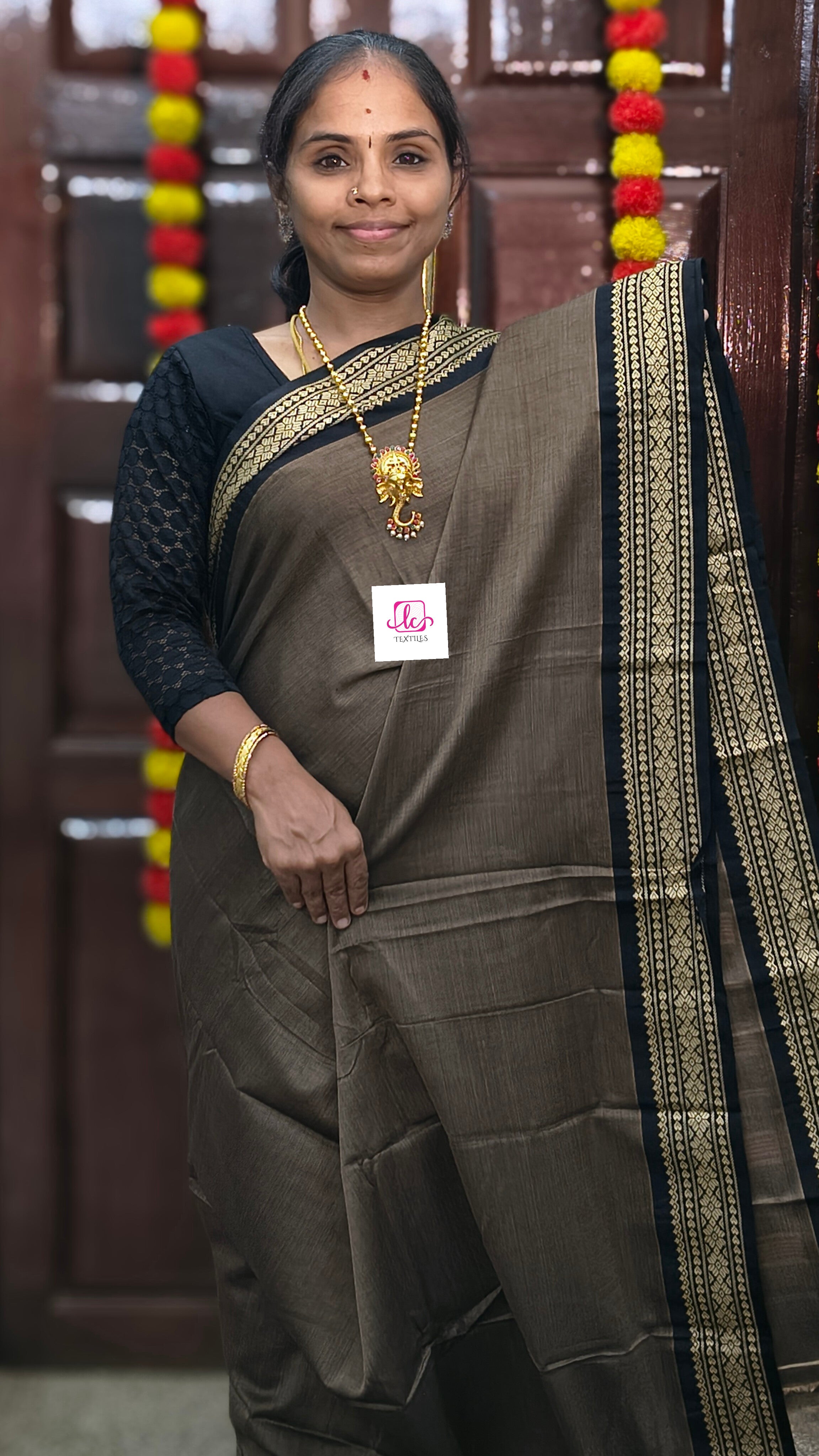 Narayanapet cotton-Plain -Ash Brown- NPC25
