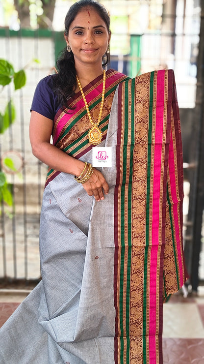 Chettinad Cotton -  Office Wear -Grey- CCOW98