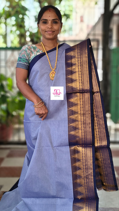 Kanchi Cotton - All Day Fusion -Bluish grey- KCAF51