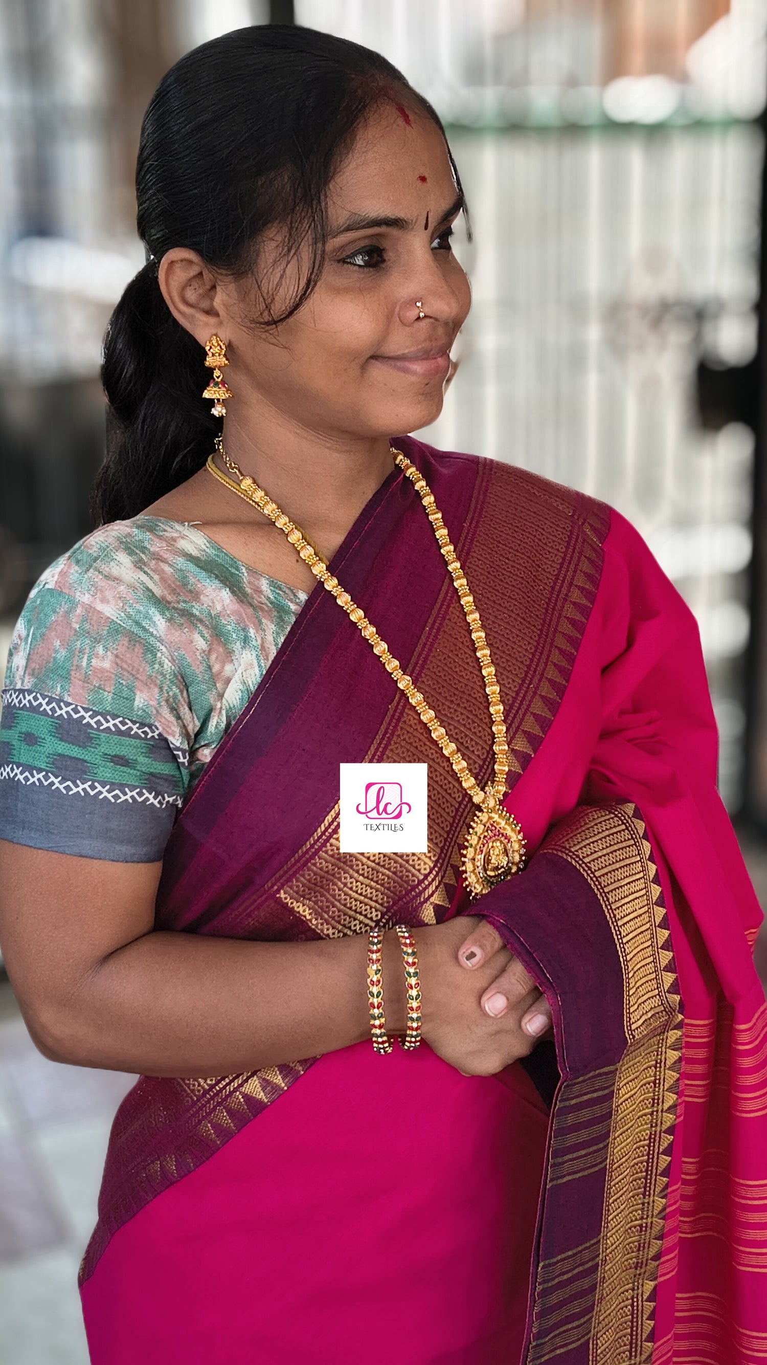 Kanchi Cotton -All day fusion -Pink- KCAF90