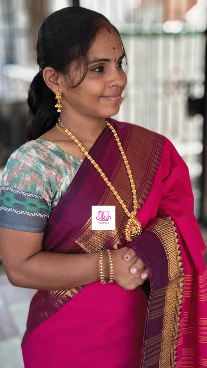 Kanchi Cotton -All day fusion -Pink- KCAF90