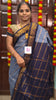 Madurai Sungudi Cotton - Veldhari- Bluish grey- MS74