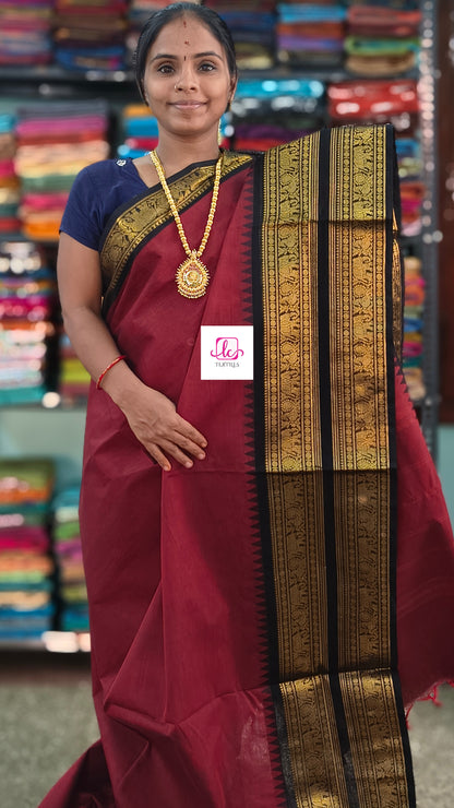 Kanchi Cotton - Festival Fusion -Maroon- KCFP252