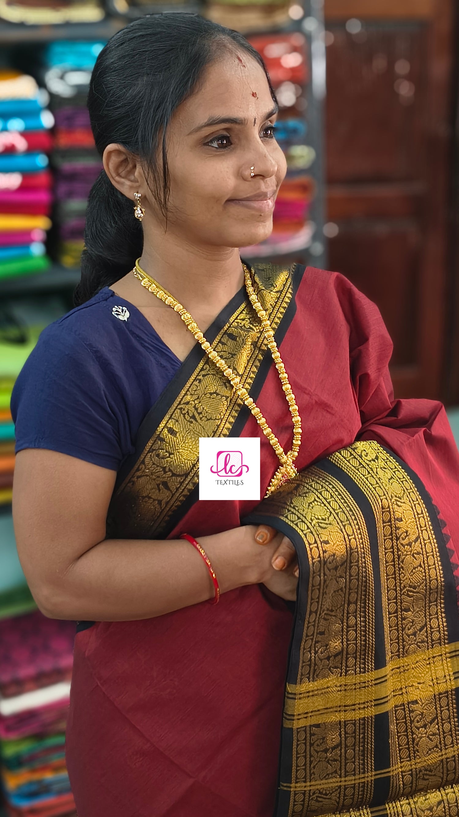 Kanchi Cotton - Festival Fusion -Maroon- KCFP252