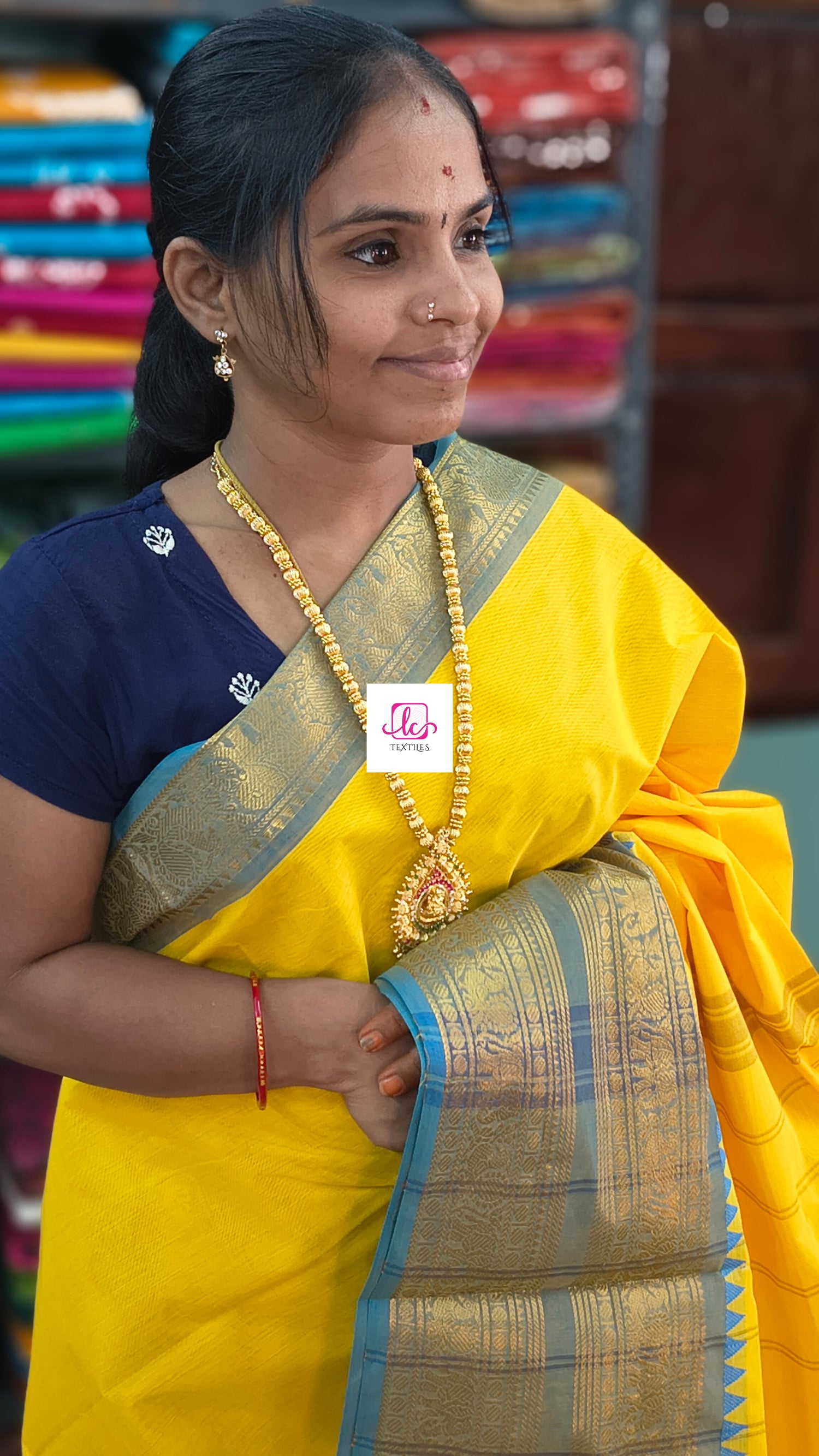 Kanchi Cotton - Festival Fusion -Yellow- KCFP253