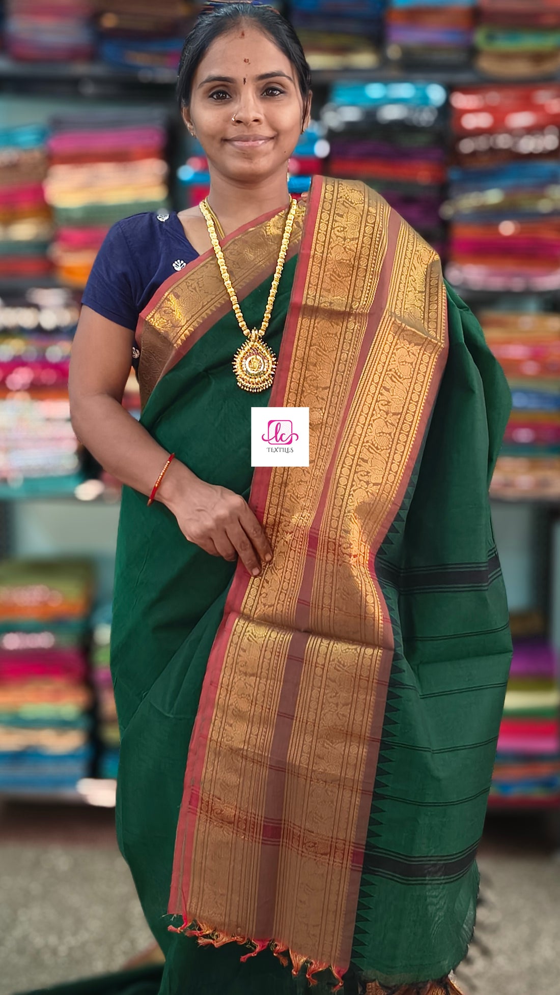 Kanchi Cotton - Festival Fusion -Green- KCFP254