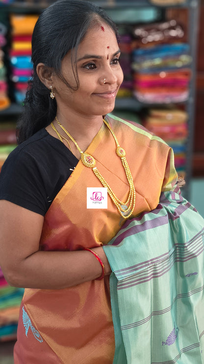 Banana pith silk saree -Honey-BPS25