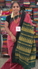 Kalyani cotton- checks-Deep.coral peach- KC22