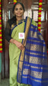 Kalyani cotton checks Sage Green