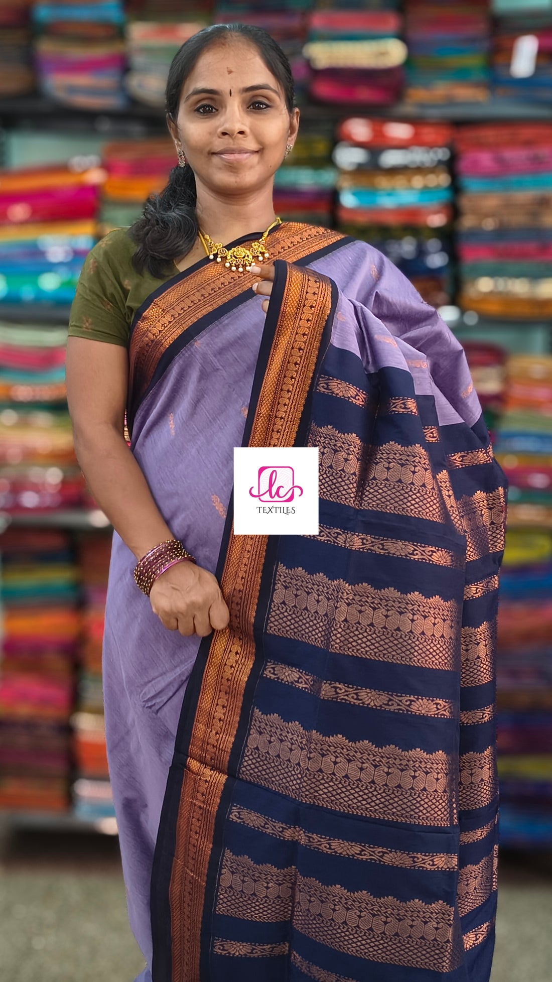 Kalyani cotton Butta Lavender