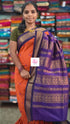 Kalyani cotton Butta Orange
