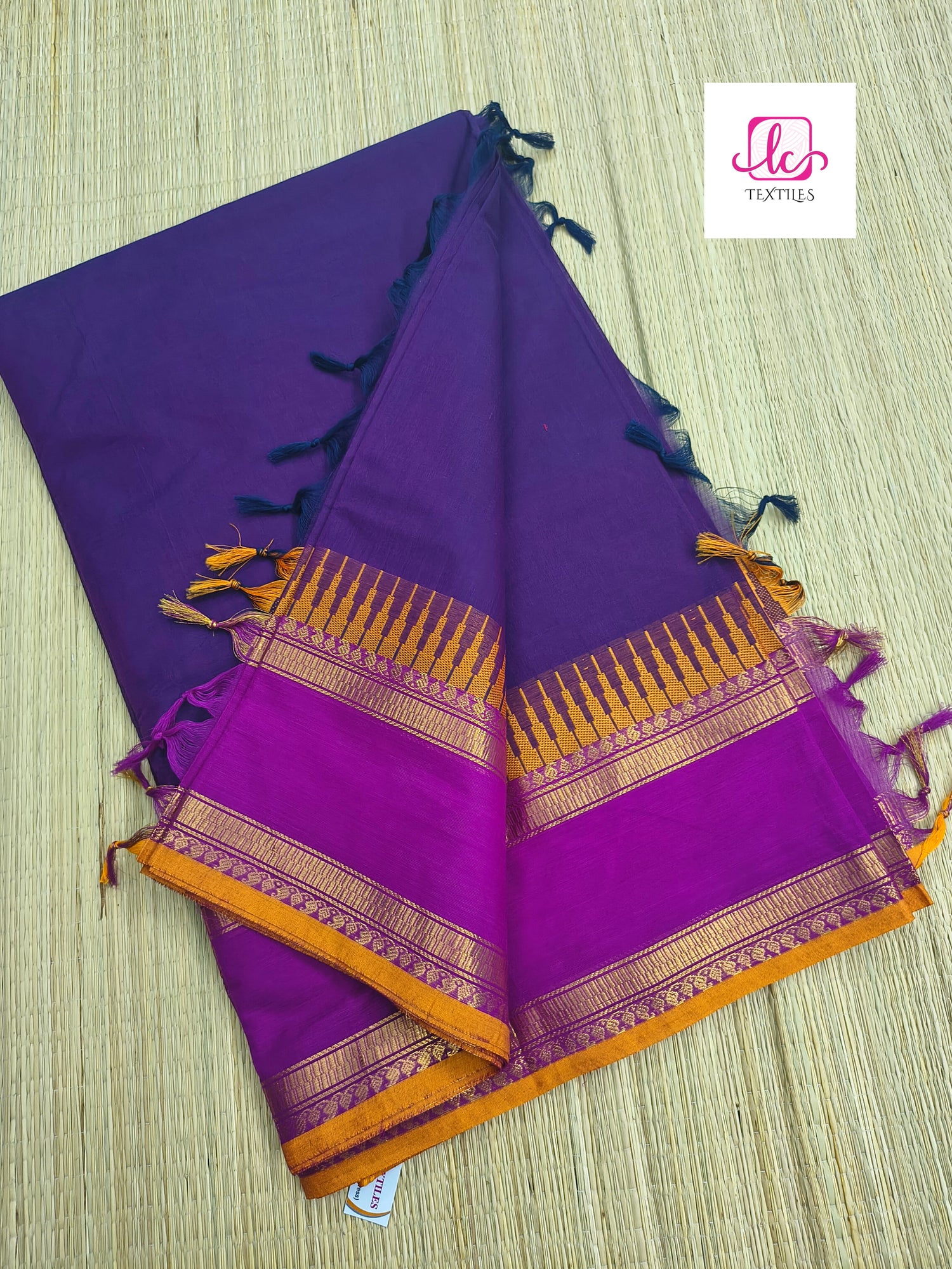 Kanchi Cotton Festival Fusion Purple