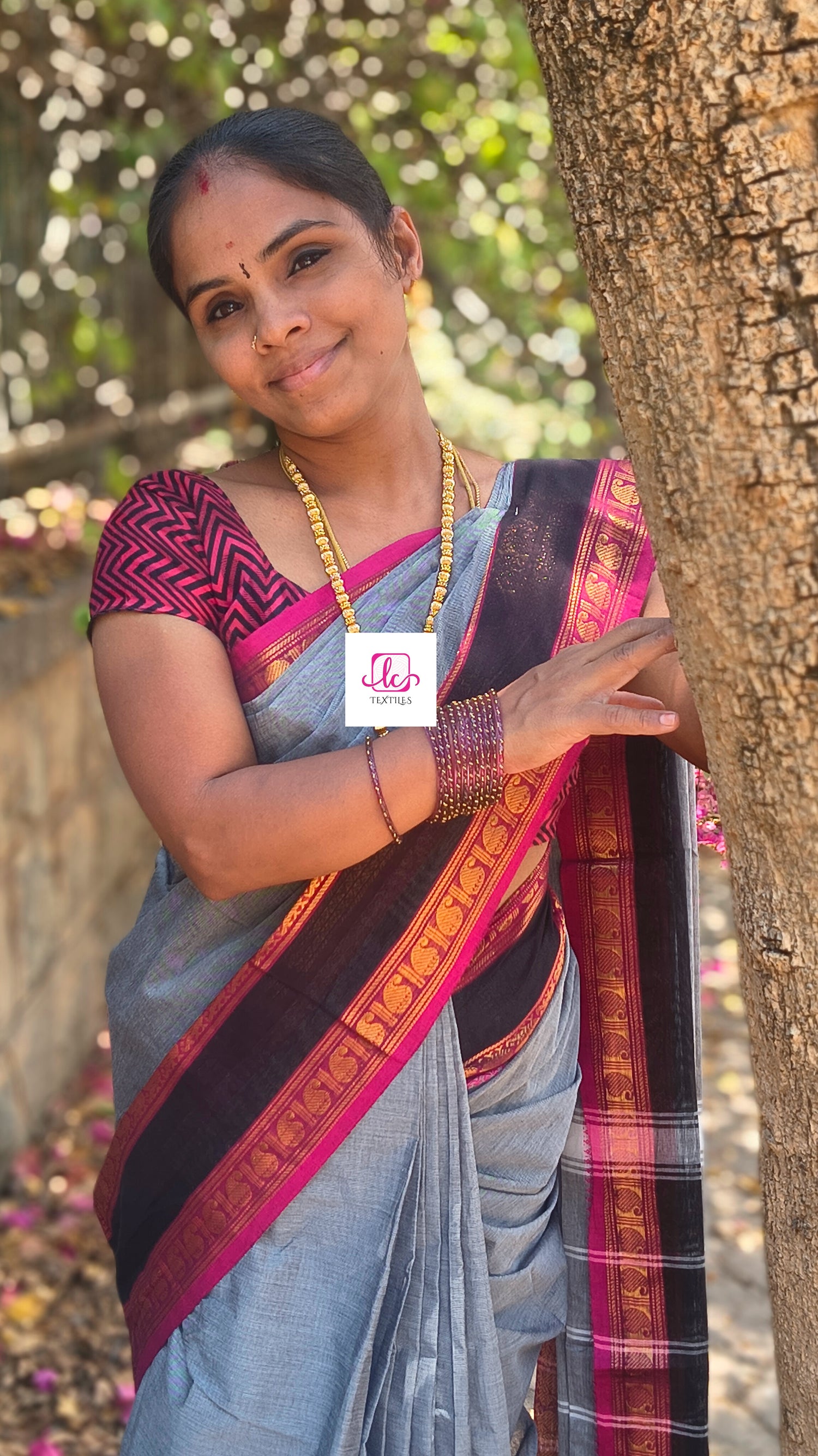 Kanchi Cotton Festival Fusion Grey
