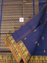 Kanchi Cotton Festival Fusion Pepsi blue