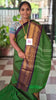 Kanchi Cotton -All day fusion -Dual tone green- KCAF94