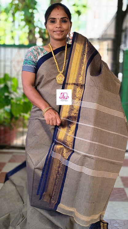 Kanchi Cotton -All day fusion -Grey- KCAF93