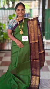 Kanchi Cotton All day fusion Dual tone green