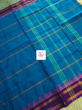 Kanchi Cotton festival Fusion Saphire blue
