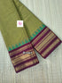 Kanchi Cotton All Day Fusion Lemon yellow mixed brown dual tone
