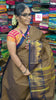 Kanchi Cotton - All Day Fusion -Mustard mixed blue dual tone- KCAF52