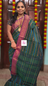 Kanchi Cotton Festival Fusion Green