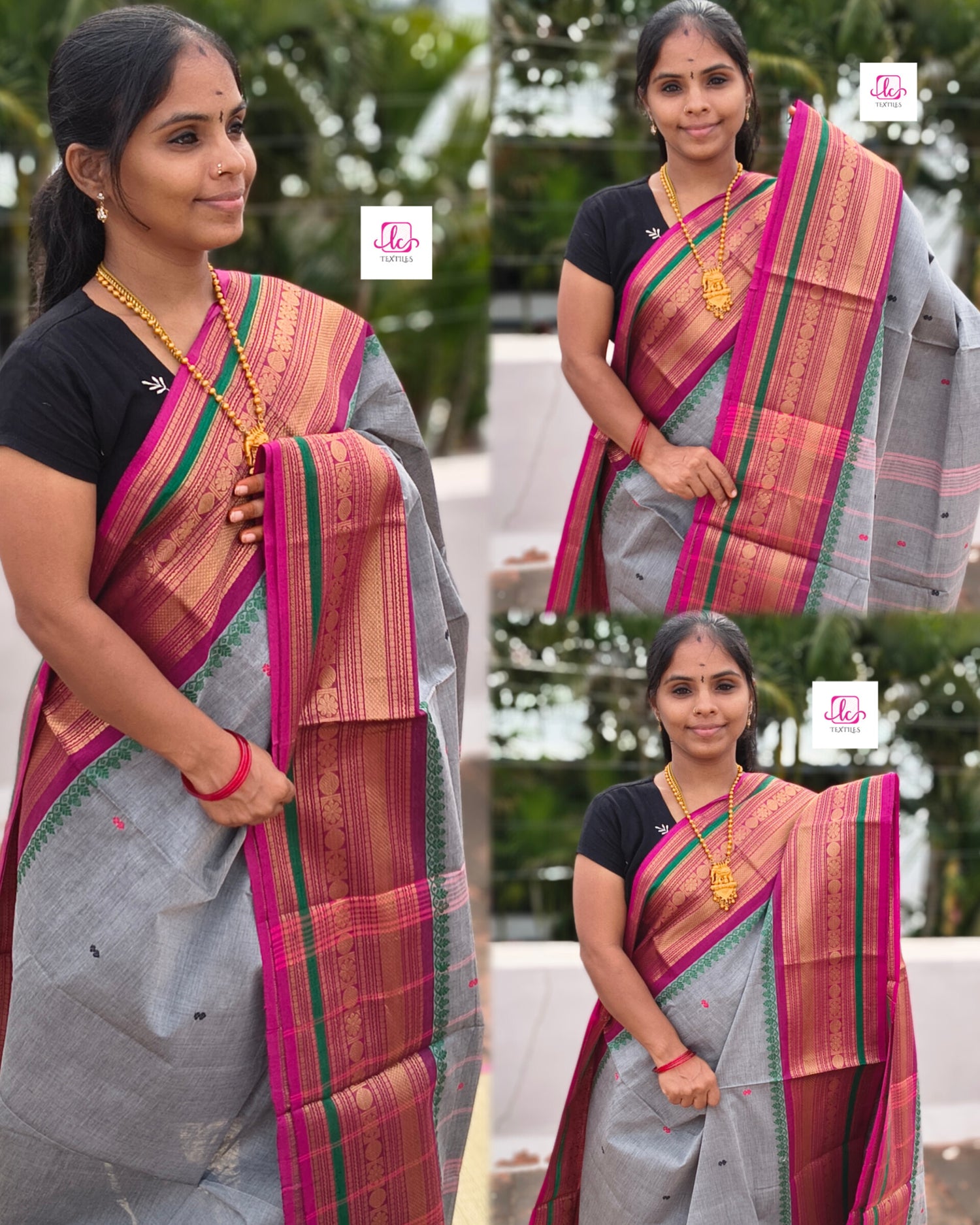 Kanchi Cotton  Festival Fusion Grey