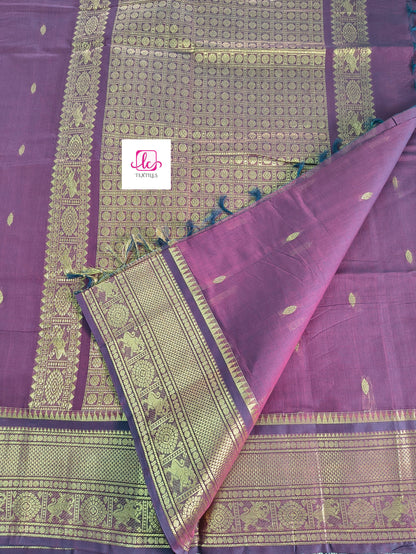 Kanchi Cotton Festival Fusion wine colour