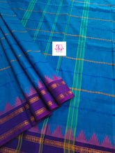 Kanchi Cotton Festival Fusion Dark sky blue