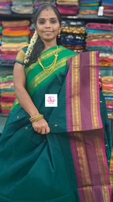 Kanchi Cotton Festival Fusion Bottle green
