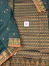 Kanchi Cotton Festival Fusion Deep Bottle green
