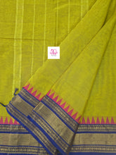 Kanchi Cotton Festival Fusion Lemon yellow