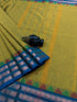 Kanchi Cotton Festival Fusion Mustard Mixed Green