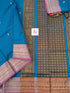 Kanchi Cotton Festival Fusion Peacock blue
