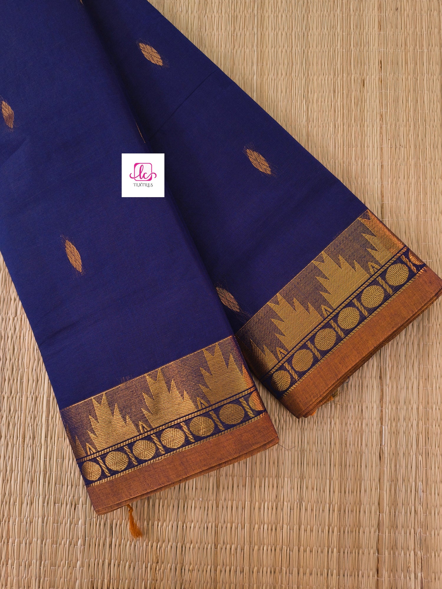 Kanchi Cotton Festival Fusion Pepsi blue