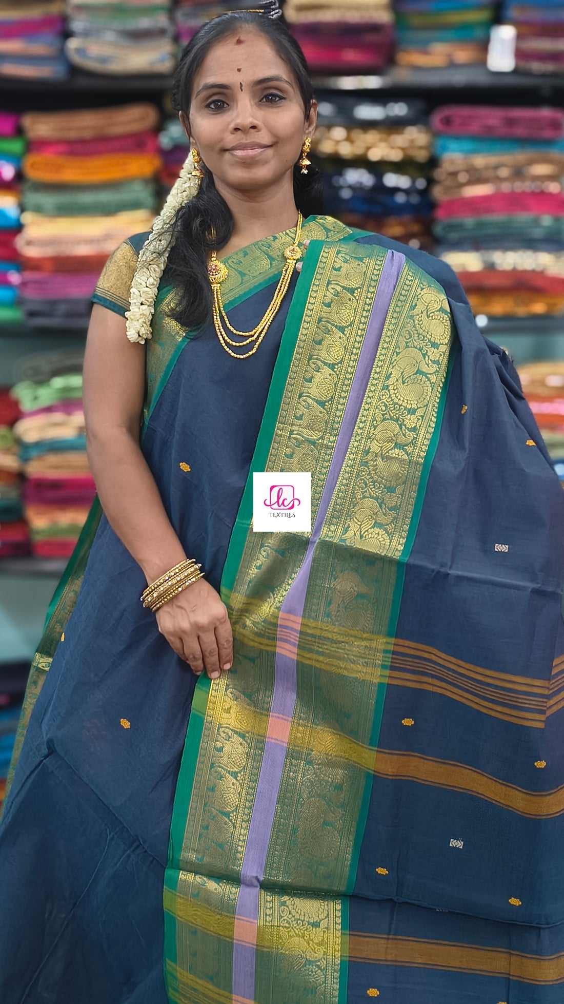 Kanchi Cotton Festival Fusion Steel blue