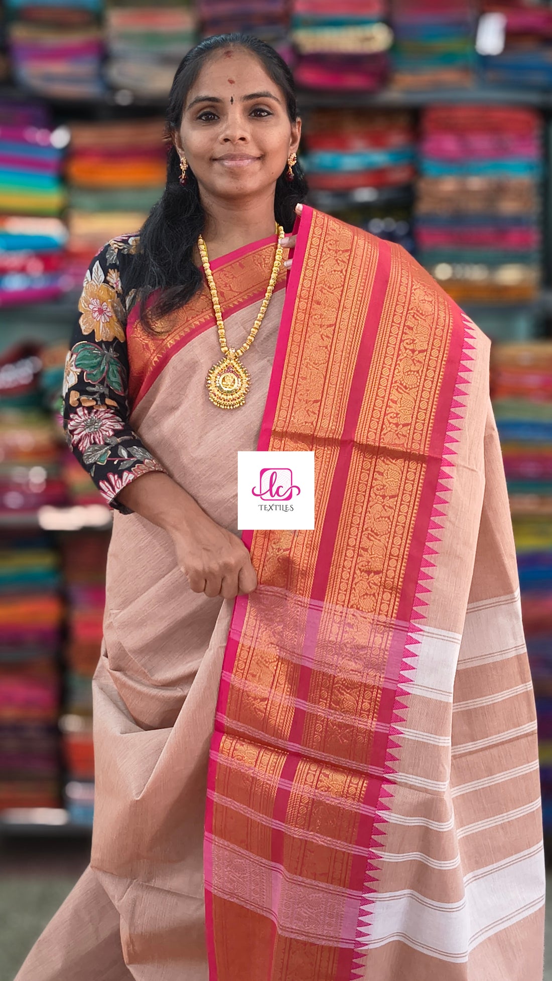 Kanchi Cotton Festival Fusion Tussar