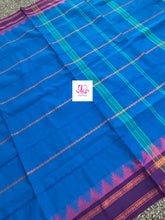 Kanchi Cotton Festival Fusion Dark sky blue
