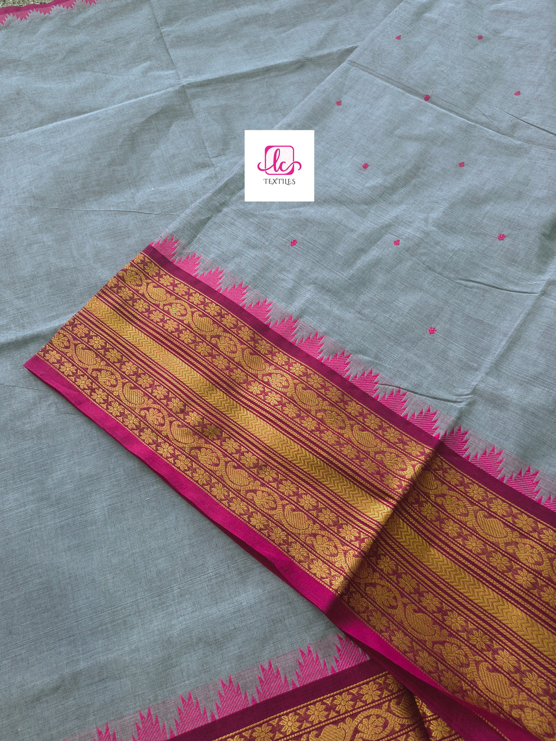 Kanchi Cotton Festival Fusion Grey