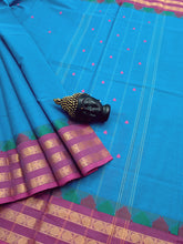 Kanchi Cotton Festival Fusion Pinkish Blue