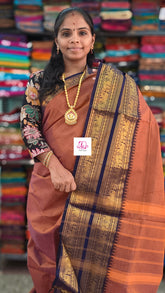 Kanchi Cotton Festival Fusion copper brown