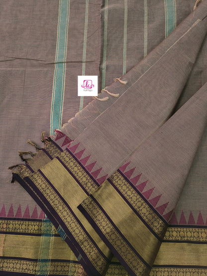 Kanchi Cotton Festival Fusion light mocha brown