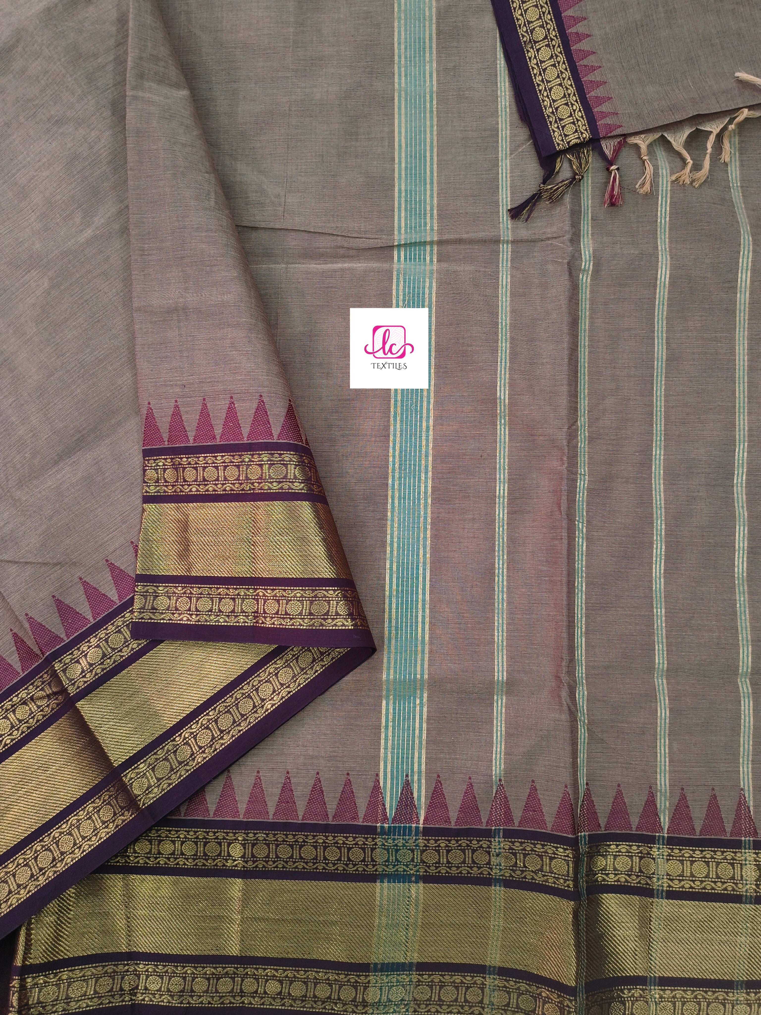 Kanchi Cotton Festival Fusion light mocha brown