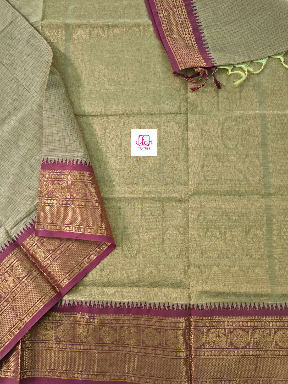 Kanchi Cotton Festival Fusion light olive beige