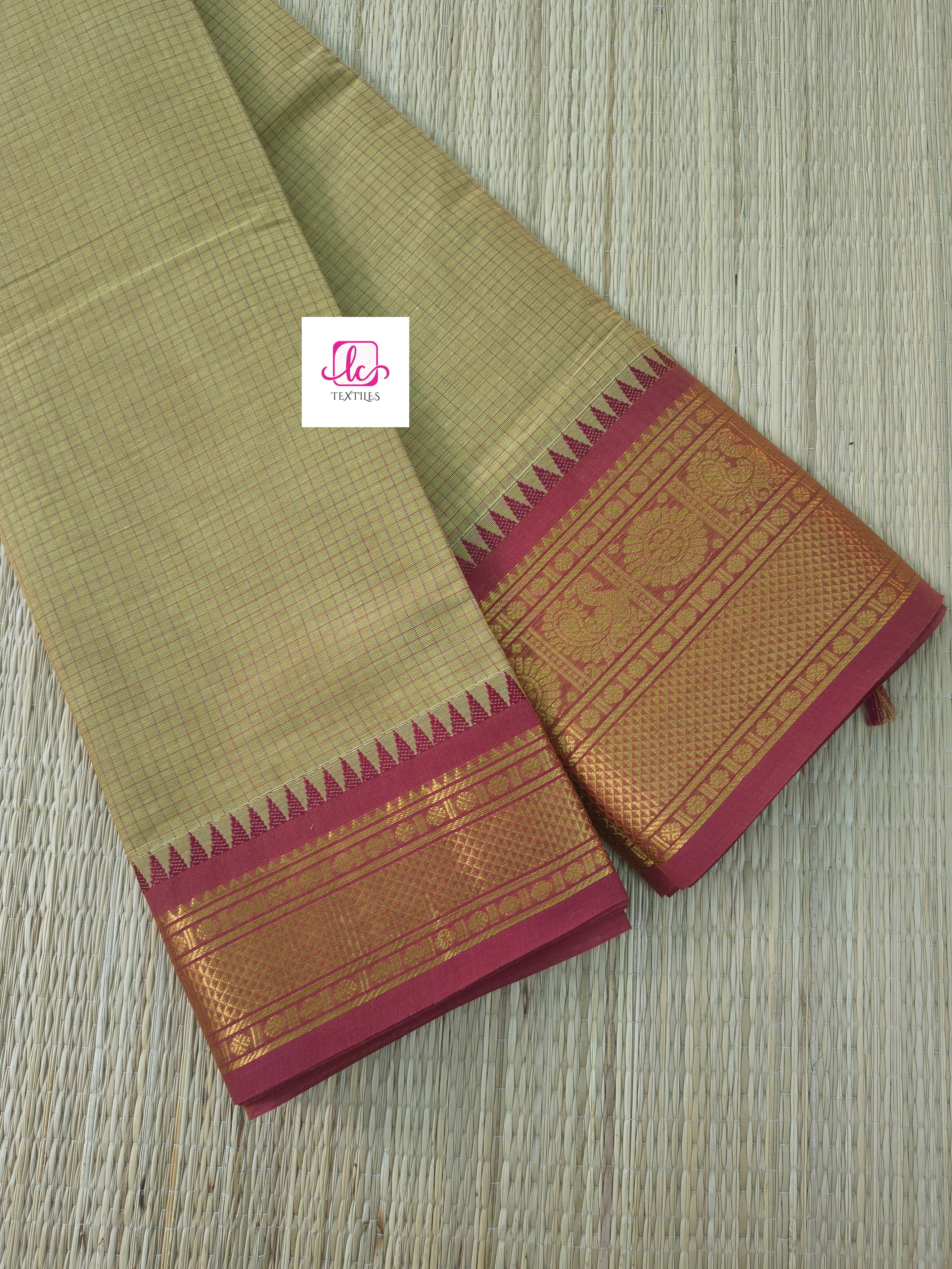 Kanchi Cotton Festival Fusion light olive beige